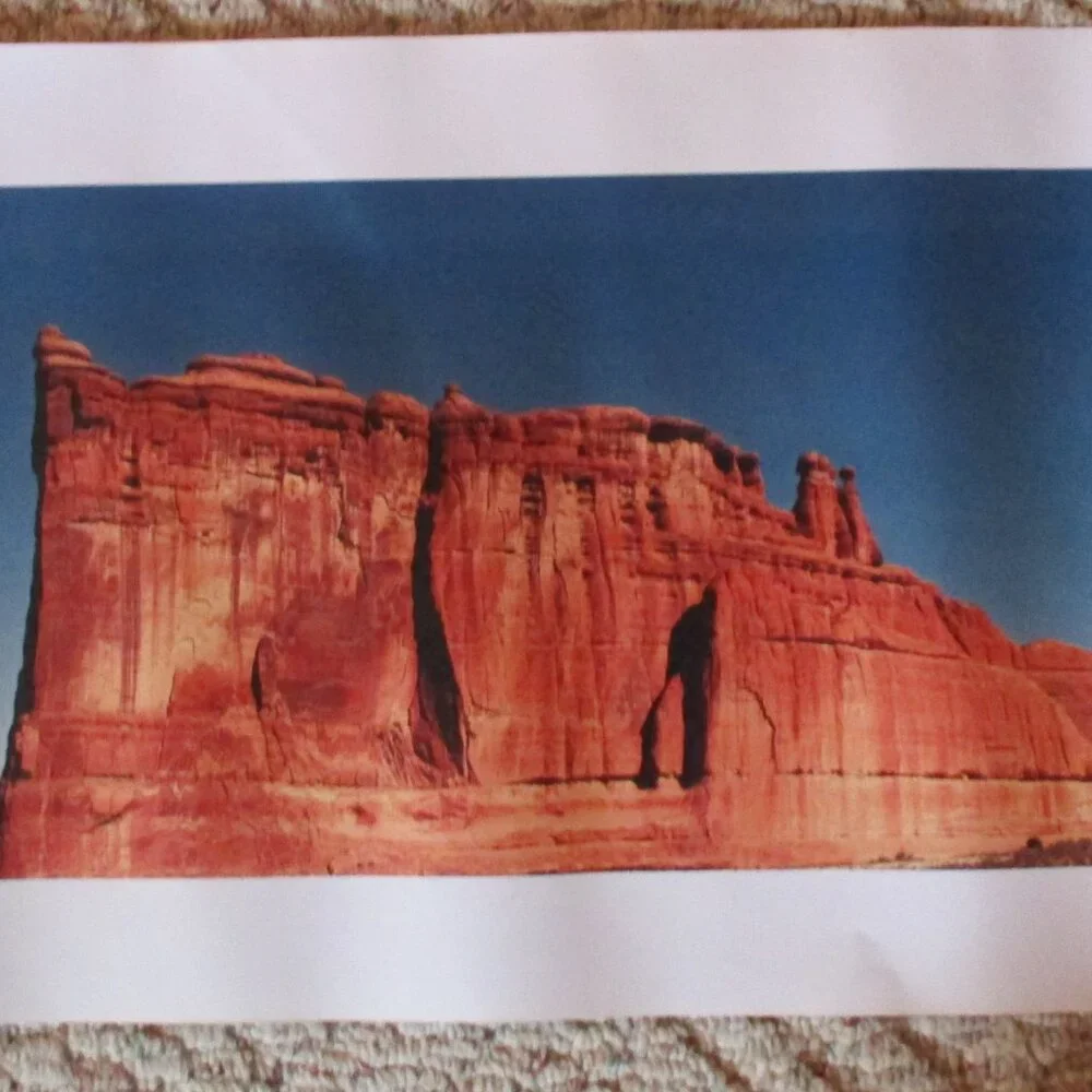 Panoramic Moab Utah Desert Photograph Peter Lorber 8.4 feet long x 12.5 inches
